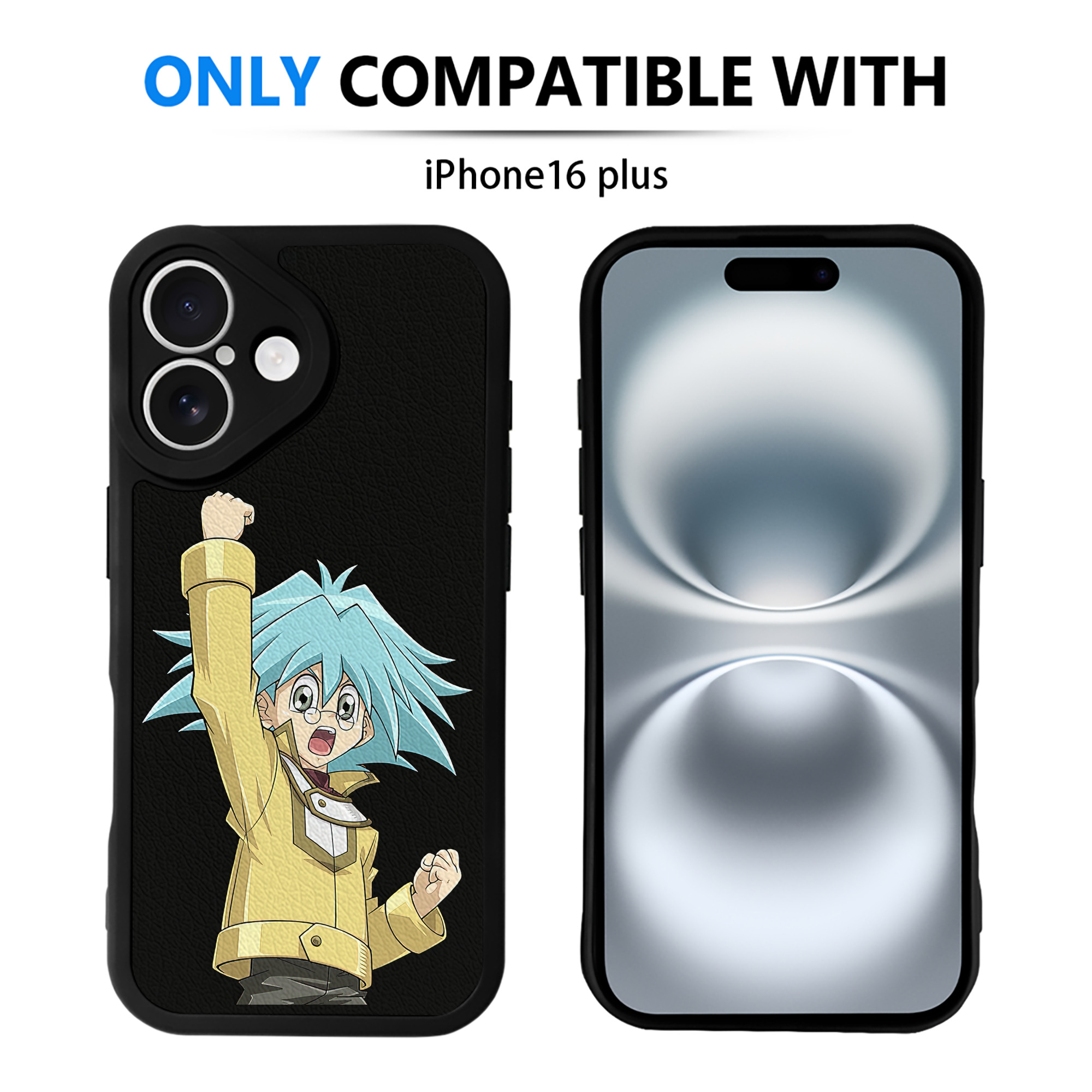 遊☆戯☆王 Yu-Gi-Oh! 【iPhone 16シリーズ対応】シリコンスマホケース（レザー調） 材質：シリコン